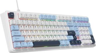 Клавиатура Ajazz AK980 MAX Magnetic switches Blue White Dark Blue (AK980-MAX-M-BWD) - фото 2