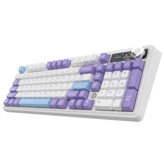 Клавиатура Ajazz AK980 V2 Gift Switch V2 Purple White Blue (AK980-V2-G-PWB) - фото 2 Клавиатура Ajazz AK980 V2 Gift Switch V2 Purple White Blue (AK980-V2-G-PWB) - фото 2