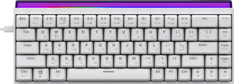 Клавіатура Ajazz NK68 Red switches White (NK68-R-W) - фото 2 Клавіатура Ajazz NK68 Red switches White (NK68-R-W) - фото 2