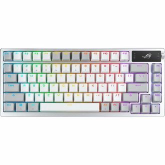 Клавиатура Asus ROG Azoth RGB WL BT White (90MP031A-BKUA11) - фото 1