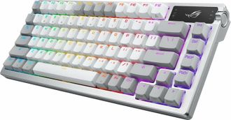 Клавиатура Asus ROG Azoth RGB WL BT White (90MP031A-BKUA11) - фото 2