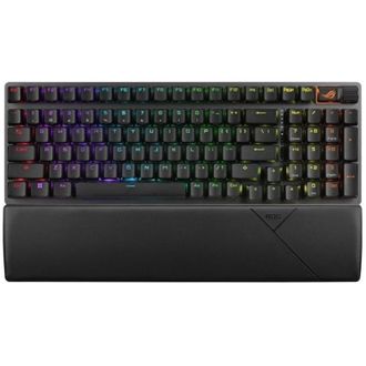 Клавиатура Asus ROG Strix Scope II 96 RGB NX Wireless Black (90MP037A-BKUA01) - фото 1 Клавиатура Asus ROG Strix Scope II 96 RGB NX Wireless Black (90MP037A-BKUA01) - фото 1