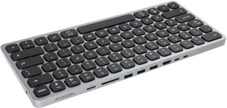 Клавіатура AXAGON HMC-KB 9 in 1 Layout USB Silver/Black (HMC-KB-CRL) - фото 2
