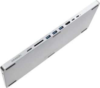 Клавіатура AXAGON HMC-KB 9 in 1 Layout USB Silver/Black (HMC-KB-CRL) - фото 3