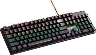 Клавіатура Canyon Deimos GK-4 Rainbow LED USB UA Black (CND-SKB4-US) - фото 2 Клавіатура Canyon Deimos GK-4 Rainbow LED USB UA Black (CND-SKB4-US) - фото 2