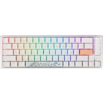 Клавіатура Ducky One 3 SF Cherry MX Red RGB UA USB White (DKON2167ST-RUAPXPWWWSC1) UA - фото 1