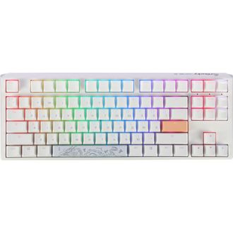 Клавіатура Ducky One 3 TKL Cherry MX Blue RGB USB White (DKON2187ST-CUAPXPWWWSC1) UA - фото 1 Клавіатура Ducky One 3 TKL Cherry MX Blue RGB USB White (DKON2187ST-CUAPXPWWWSC1) UA - фото 1