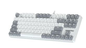 Клавіатура GamePro Genesis Metallic (MK110W) 87% Red switches - фото 2
