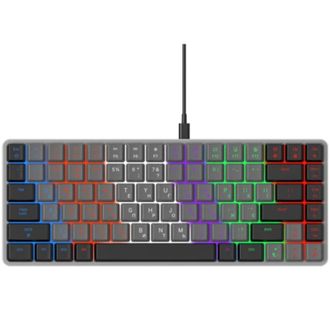 Клавіатура GamePro MK140R Red Switch Low Profile Dark Gray - фото 1