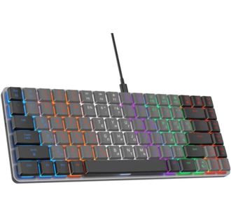 Клавіатура GamePro MK140R Red Switch Low Profile Dark Gray - фото 2