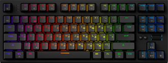 Клавіатура GamePro MK180B (Red) з Hot-Swap RGB Black - фото 1