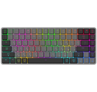 Клавіатура GamePro MK230R Red Switch Low Profile Wireless/Bluetooth/USB Dark Gr - фото 1