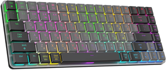 Клавіатура GamePro MK230R Red Switch Low Profile Wireless/Bluetooth/USB Dark Gr - фото 2