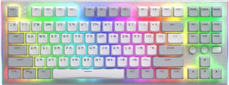 Клавиатура HATOR Gravity TKL orange (HTK561UA) white - фото 1 Клавиатура HATOR Gravity TKL orange (HTK561UA) white - фото 1
