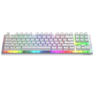 Клавиатура HATOR Gravity X TKL orange (HTK551UA) white - фото 2