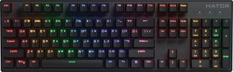 Клавіатура HATOR Icefall Mecha wireless Rainbow (HTK204UA) black - фото 1