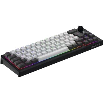 Клавіатура HATOR Skyfall 65 PRO wireless (HTK4160EU) grey-black, UK-ISO, silent switches - фото 3 Клавіатура HATOR Skyfall 65 PRO wireless (HTK4160EU) grey-black, UK-ISO, silent switches - фото 3