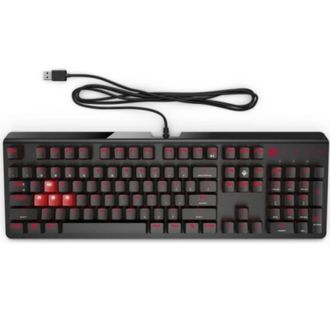 Клавиатура HP OMEN Encoder USB CHERRY MX Brown (6YW75AA) - фото 1