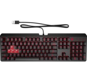 Клавіатура HP Omen Encoder Cherry MX Red Black (6YW76AA) - фото 1