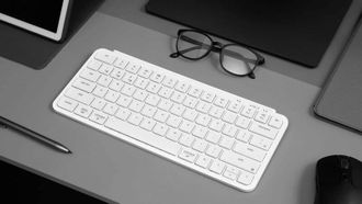 Клавиатура Keychron B1 Pro, USB/WL/BT (B1P-K8-UA) Ivory White - фото 2 Клавиатура Keychron B1 Pro, USB/WL/BT (B1P-K8-UA) Ivory White - фото 2