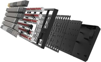 Клавіатура Keychron C1 Pro 87Key, K pro Red, USB-A, QMK/VIA, Hot-swap, EN/UKR, RGB, Black (C1PM1_KEYCHRON) - фото 2