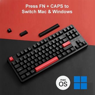 Клавіатура Keychron C3 Pro 87 Key RGB Hot-Swap K Pro Brown Black (C3PH3_KEYCHRON) - фото 3 Клавіатура Keychron C3 Pro 87 Key RGB Hot-Swap K Pro Brown Black (C3PH3_KEYCHRON) - фото 3