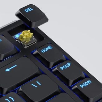 Клавіатура Keychron J1 82Key, K pro Banana, WL/BT/USB-A, QMK, Hot-swap, EN/UKR, RGB, Black J1-H4-UA - фото 2