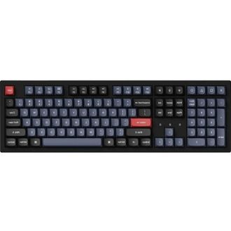 Клавіатура Keychron K10 PRO 100Key, K pro Red, WL/BT/USB-A, Hot-Swap, QMK, EN/UKR, RGB, Black (K10P-H1-UA) - фото 1