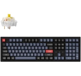 Клавіатура Keychron K10 PRO 100Key, K pro Banana, WL/BT/USB-A, Hot-Swap, QMK, EN/UKR, RGB, Black (K10P-H4-UA) - фото 2