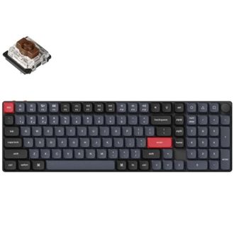 Клавіатура Keychron K17 PRO 100Key, Gateron MX 2.0 Brown, WL/BT/USB-A, QMK, RGB, Black (K17P-B3-UA) - фото 2 Клавіатура Keychron K17 PRO 100Key, Gateron MX 2.0 Brown, WL/BT/USB-A, QMK, RGB, Black (K17P-B3-UA) - фото 2
