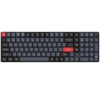 Клавіатура Keychron K17 PRO 100Key, Gateron MX 2.0 Blue, WL/BT/USB-A, QMK,  Hot-swap, RGB, White (K17P-H2-UA) - фото 1