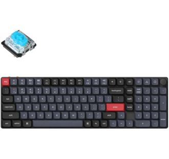 Клавіатура Keychron K17 PRO 100Key, Gateron MX 2.0 Blue, WL/BT/USB-A, QMK,  Hot-swap, RGB, White (K17P-H2-UA) - фото 2