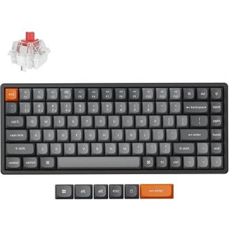 Клавіатура Keychron K2 Max 84Key, K Super Red, WL/BT/USB-A, Hot-Swap, QMK, EN/UKR, RGB, Black (K2M-J1-UA) - фото 3 Клавіатура Keychron K2 Max 84Key, K Super Red, WL/BT/USB-A, Hot-Swap, QMK, EN/UKR, RGB, Black (K2M-J1-UA) - фото 3