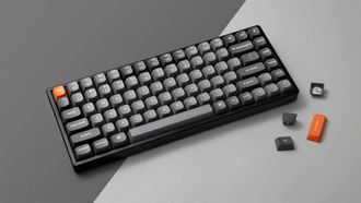 Клавіатура Keychron K2 Max 84Key K Super Banana WL/BT/USB-A Hot-Swap QMK EN/UKR RGB Black (K2M-J4-UA) - фото 3