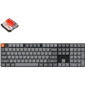 Клавіатура Keychron K5 Max Gateron MX 2.0 Red White Led QMK Wireless/Bluetooth/USB-А UA Black (K5M-A1-UA) - фото 1