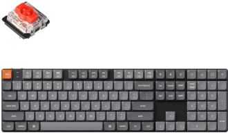 Клавиатура Keychron K5 Max 104Key, Gateron MX 2.0 Red, WL/BT/USB-A, QMK, RGB, Black (K5M-B1-UA) - фото 2