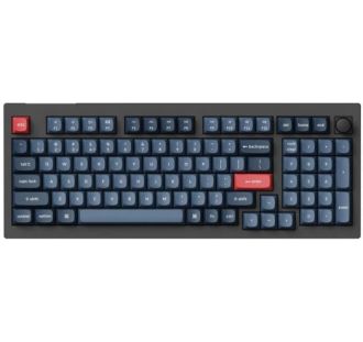 Клавіатура Keychron V5 Max 100Key, Gateron Jupiter Brown, Knob, WL/BT/USB-A, Hot-Swap, QMK, EN/UKR, RGB, Black (V5M-D3-UA) - фото 1 Клавіатура Keychron V5 Max 100Key, Gateron Jupiter Brown, Knob, WL/BT/USB-A, Hot-Swap, QMK, EN/UKR, RGB, Black (V5M-D3-UA) - фото 1