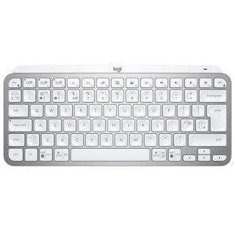 Клавиатура Logitech MX Keys Mini Wireless Illuminated UA Pale Gray (920-010499) - фото 1