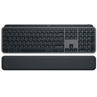 Клавіатура Logitech MX Keys S Plus Palm Rest Graphite (920-011589) - фото 1 Клавіатура Logitech MX Keys S Plus Palm Rest Graphite (920-011589) - фото 1