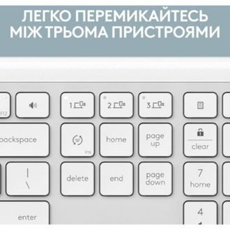 Клавіатура Logitech Signature Slim K950 US OffWhite USB (920-012466) - фото 2 Клавіатура Logitech Signature Slim K950 US OffWhite USB (920-012466) - фото 2