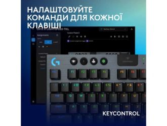 Клавиатура Logitech G915 X LIGHTSPEED Wireless Clicky Black (920-012721, 920-012709, 920-012710) - фото 3 Клавиатура Logitech G915 X LIGHTSPEED Wireless Clicky Black (920-012721, 920-012709, 920-012710) - фото 3