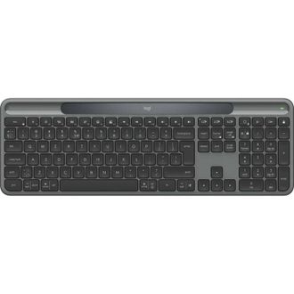 Клавіатура Logitech Slim Solar+ for Business Wireless/Bluetooth Graphite (920-013779) - фото 1