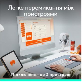 Клавиатура Logitech POP Icon keys White (920-013072) - фото 3