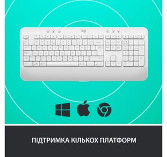 Клавіатура Logitech Signature K650 USB/Bluetooth White (920-010977) - фото 3