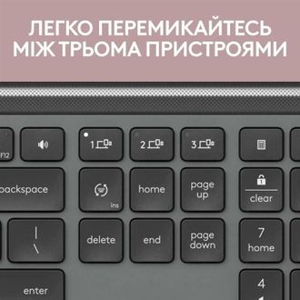 Клавіатура Logitech Signature Slim K950 US Graphite USB (920-012465) - фото 2 Клавіатура Logitech Signature Slim K950 US Graphite USB (920-012465) - фото 2