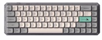 Клавіатура Motospeed Darmoshark K5 Gateron Yellow Pro Light Gray (dmk5lgypro) - фото 1