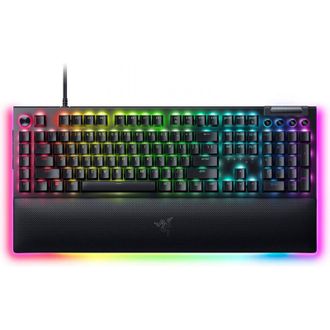 Клавіатура RAZER BlackWidow V4, Green Switch, RU (RZ03-04690100-R3M1) - фото 1 Клавіатура RAZER BlackWidow V4, Green Switch, RU (RZ03-04690100-R3M1) - фото 1