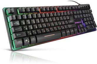Клавіатура REAL-EL 8700 Gaming Backlit, black - фото 3 Клавіатура REAL-EL 8700 Gaming Backlit, black - фото 3