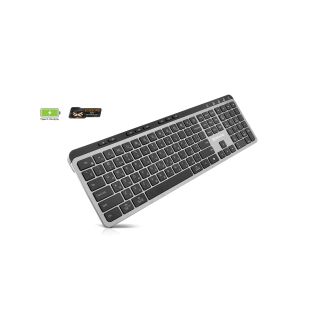 Клавіатура REAL-EL RK-737W Wireless/Bluetooth Black/Grey (EL123100060) - фото 2