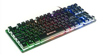 Клавіатура REAL-EL Gaming 8710 TKL Backlit Ukr Black - фото 2